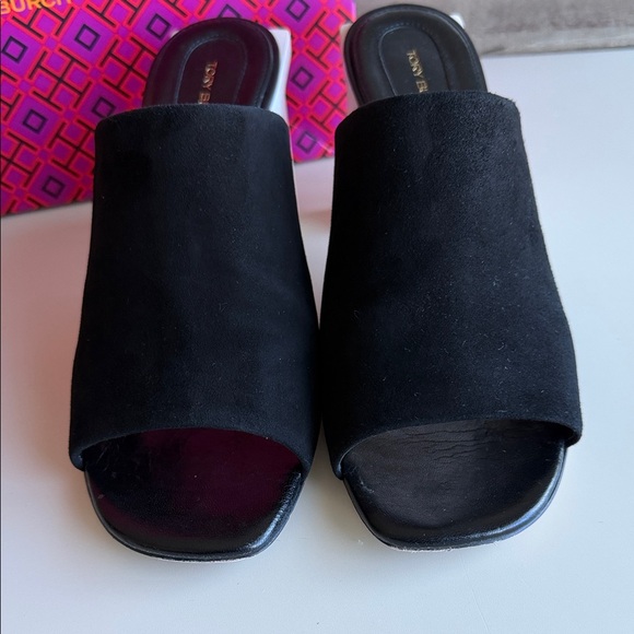 TORY BURCH BLOCK T HEEL MULE - Picture 4 of 7